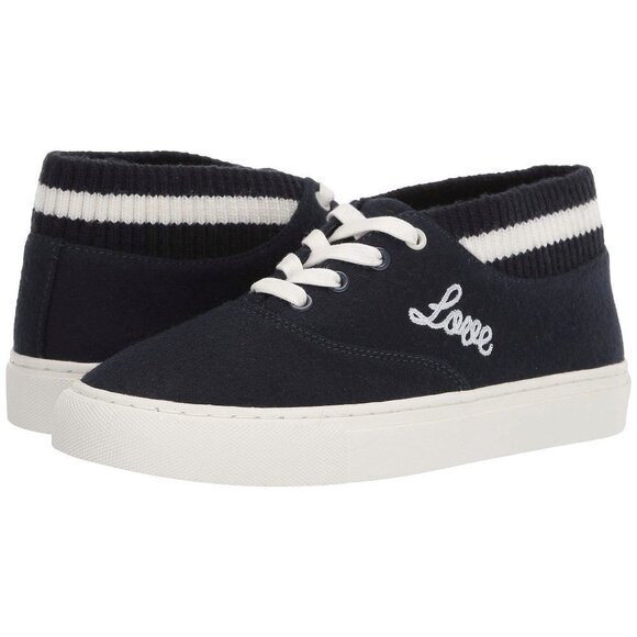 Tory Burch Bright Navy Love All High Top Sneaker